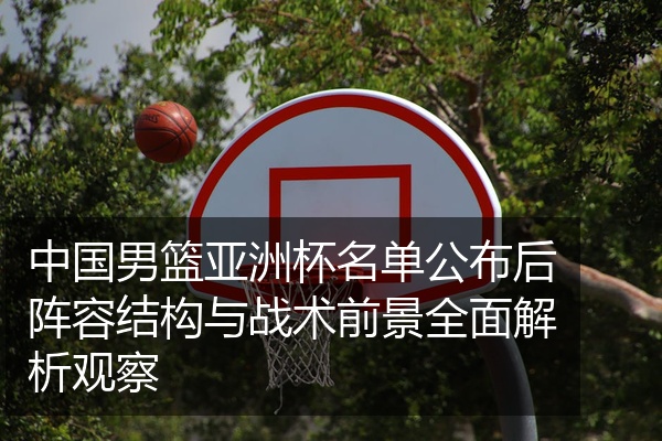 中国男篮亚洲杯名单公布后阵容结构与战术前景全面解析观察